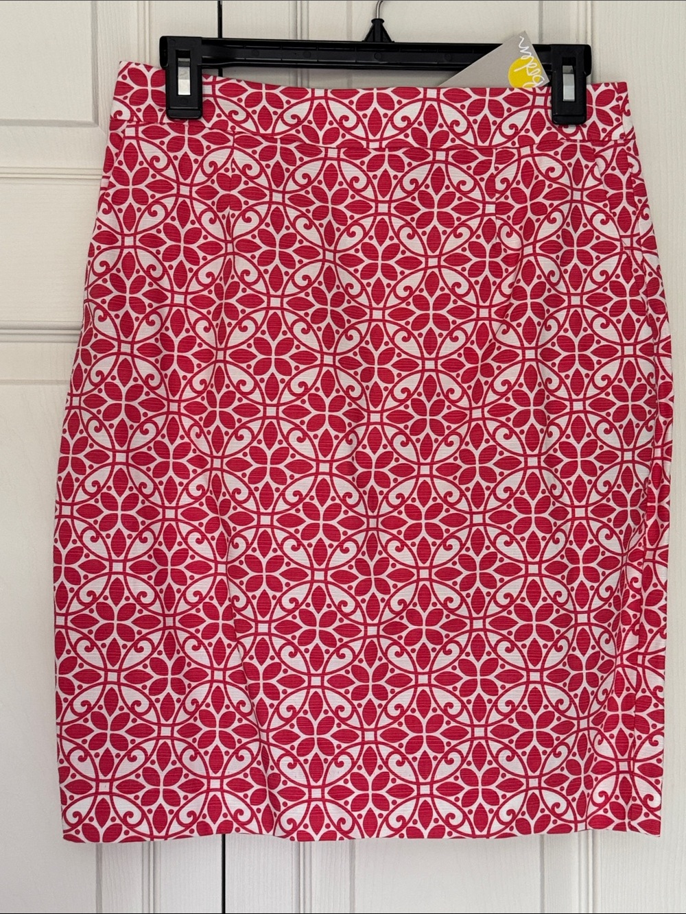 Boden Printed Pink Geometric Pencil Skirt - Women